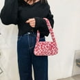 thumbnail image 2 of Vintage Female Shoulder Underarm Bag Animal Pattern Plush Portable Mini Purses, 2 of 9