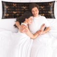 thumbnail image 6 of Body Pillow Cover 21x54 inches Vintage Library Bookshelf Satin Pillow Case Cover with Zipper Soft Breathable Long Pillowcase for Hair and Skin, 6 of 6
