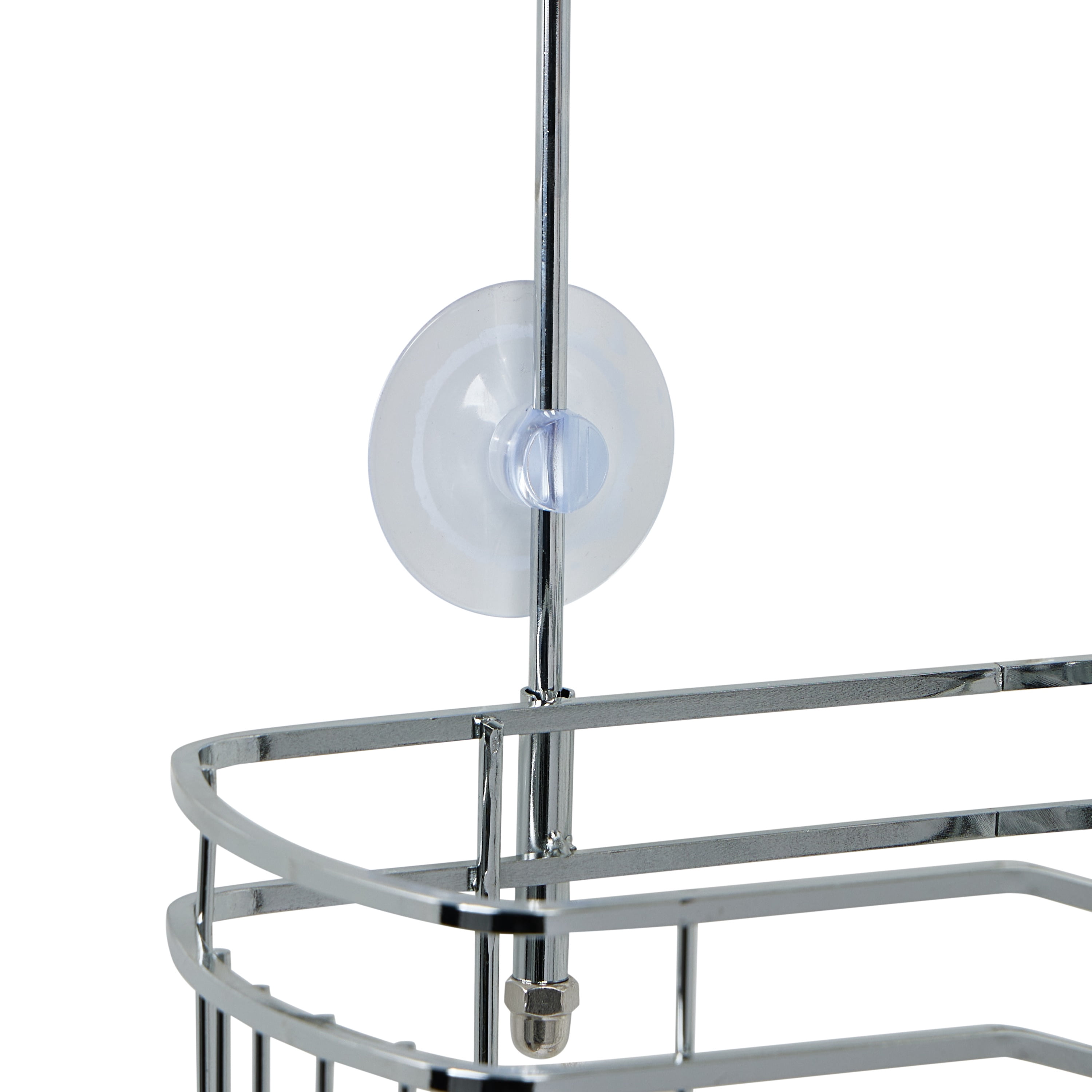 Bath Bliss Ultimate Adhesive Shower Caddy in Chrome