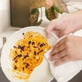 thumbnail image 4 of Paño de cocina antiadherente Oil Phobic | Trapo de limpieza doméstico extra absorbente | Toalla de poliéster engrosado para lavar platos | Fácil de limpiar | 11x11 pulgadas | Blanco suave y duradero, 4 of 6