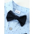 thumbnail image 5 of Baby Boy Clothes Suits Toddler Dress Shirt Bowtie Suspender Pants Outfit Formal Wedding 1-6 Years, 5 of 14