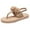 Beige, variant on Jsaierl Sandals for Women Dressy Summer, Summer Flat Sandals Hemp Rope Open Toe Shoes Woven Sandals Size 7.5