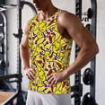 thumbnail image 5 of KLL Chicken Cartoon Print Men's Muscle Gym Workout Stringer Tank Tops Bodybuilding Fitness T-Shirts Tank Tops Men-XX-Large, 5 of 7