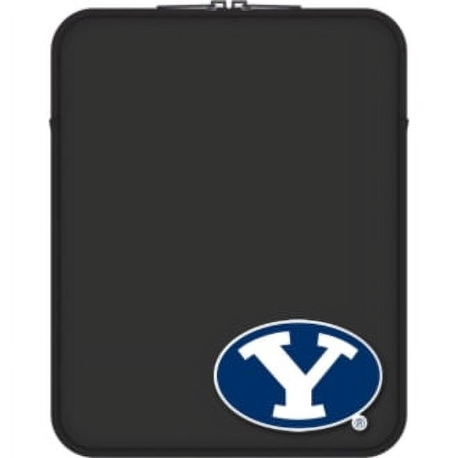 Centon LTSCIPAD-BYU Carrying Case (Sleeve) Apple iPad Tablet - Black - Bump Resistant - Neoprene, Faux Fur Interior - Brigham Young University Logo