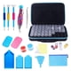 thumbnail image 1 of Cajas de almacenamiento para pintura de diamantes, 60 ranuras para accesorios de pintura de diamantes, tarros a prueba de golpes para joyas, cuentas, anillos, dijes, diamantes de imitación brillantes,, 1 of 5