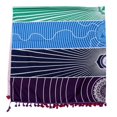 thumbnail image 1 of Dry Polyester Beach Towel with Colorful Mandala Print for Beach, Yoga, Picnic, Travel, Camping, and Wall Decoration, 1 of 3