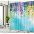 thumbnail image 5 of Ambesonne Abstract Art Shower Curtain, Landscape Spring, 69"Wx84"L, Multicolor, 5 of 5