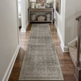 thumbnail image 3 of BERTHMEER 2'x8' Washable Runner Rugs for Hallway Bathroom Bedroom Entryway Kitchen Non Slip Vintage Oriental Traditional Runner Rugs,Mossy, 3 of 6