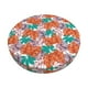 thumbnail image 1 of Disketp Hawaiian Style Funda Redonda para Taburete, Funda de Cojín para Silla de Bar Suave y Elástica-13 inch, 1 of 7
