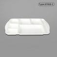 thumbnail image 2 of Heat Imitation Porcelain Compartment Fast Food Trays Specifically Designed For School And Unit Canteens Commercial Grade Tableware, 2 of 4