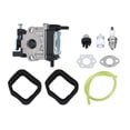 thumbnail image 2 of Leaf Blower Carburetor Set, Leaf Blower Carburetor Sparking Plug Set Primer Bulb Assembly Easy To Install  For RB24EA, 2 of 8