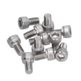 thumbnail image 3 of 30 tornillos M6 de acero inoxidable 304 A2-70 con tapa hexagonal, juego de pernos de culata DIN 912M6x10, 3 of 10