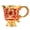 Golden Red, variant on Lynono Co.,Ltd Classical Antique Metal Chalices Goblet with Handle Retro Embossing Small Shot Glass Wine Cup For Parties And Collectors