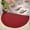 Red, variant on Semicircular Entrance Floor Mat, Non-Slip Outdoor Carpet, Solid Color Household Foot Mat, Easy-to-Clean Bathroom Door Mat, Durable Indoor/Outdoor Floor Carpet for Home Entryway