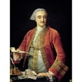 thumbnail image 3 of Pompeo Batoni 19x24 Black Modern Framed Museum Art Print Titled - Manuel De Roda Y Arrieta (1765), 3 of 5