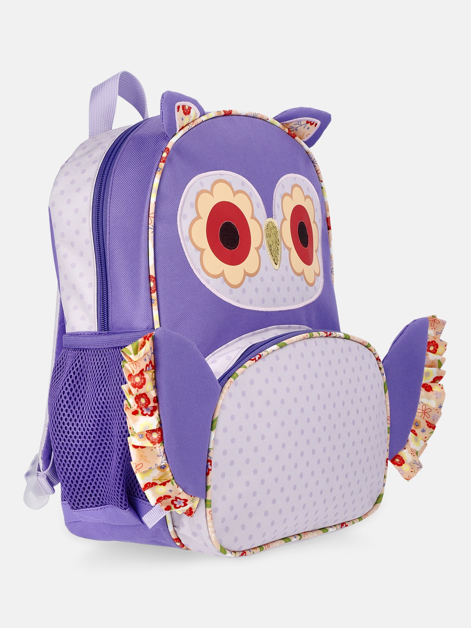 Wonder Nation Toddler's Pretty Owl 13.5" Backpack, Purple Moon
