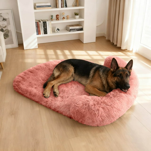 Lit Orthopédique Apaisant pour Chien pour Grandes Races avec Mousse Mémoire, Conception de Sofa, Housse Amovible Lavable et Confort de Cage à Oeufs Sans Fond Lit pour Animal
