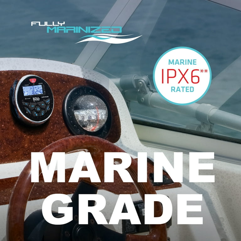 BOSS Audio Systems MGR350B Marine Gauge Bluetooth Receiver BOSS Audio Systems MGR350B Marine Gauge Bluetooth Receiver