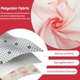 thumbnail image 5 of Dznils Pink Bow Shower Curtain and Rug Sets, 16pc Modern Fabric Bathroom Curtain Sets, 72" x 72", 5 of 11