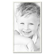 ArtToFrames 25" x 46" White Picture Frame, 25x46 inch White Wood Poster Frame (WOM-5140)