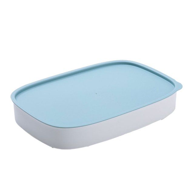 Wosthever Solución de almacenamiento de cocina: conveniente y que ahorra espacio, adecuado para todas las ocasiones Contenedor de almacenamiento Organizadores de utensilios de cocina Azul