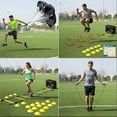 thumbnail image 7 of Professional Agility Ladder Training Set for Speed & Footwork - Adjustable Fitness Equipment with Carry Bag for Coordination, Quickness & Agility Drills, Indoor Outdoor Sports Use, 7 of 7