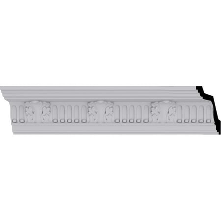 3 1/4"H x 3 1/8"P x 4 3/8"F x 94 1/2"L, (4 5/8" Repeat), Colton Crown Moulding