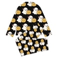 thumbnail image 4 of Elegyee Toddler Girls' Halloween Pajamas Cute Long Sleeve Top Pants Sleepwear, Black, Size 3-4, 4 of 4