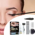 thumbnail image 2 of Eyelashes Eyebrow Beard Mustache Hair Dye Paste Tint Brush Color Comb Kit Brow Lashes & Set, 2 of 8