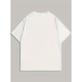 thumbnail image 2 of Men's Casual Graphic Tee - Star & Portrait Design, Loose Fit Short Sleeve T-Shirt,  Machine Washable - Black, 2 of 5