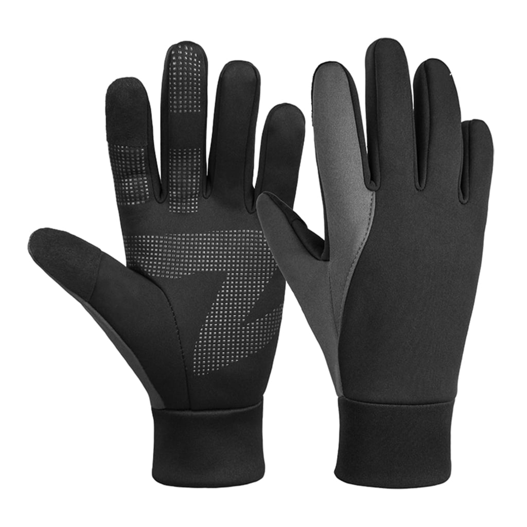 Motorbike Motorcycle Gloves Leather High Visibility Thermal Driving All Weather 