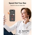 thumbnail image 4 of Baseus Active Noise Cancelling Earbuds Bluetooth 5.3 Wireless Earbuds App Customized Ear Buds, Airnora 2, Orange, 4 of 17