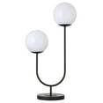 thumbnail image 5 of Evelyn&Zoe Dufrene 2-Light Table Lamp with Glass Shades, Brass/White Milk, 5 of 8