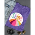 thumbnail image 3 of Shine Circle Art T-Shirt Women -June Erica Vess Designs, Female x-Large, 3 of 4
