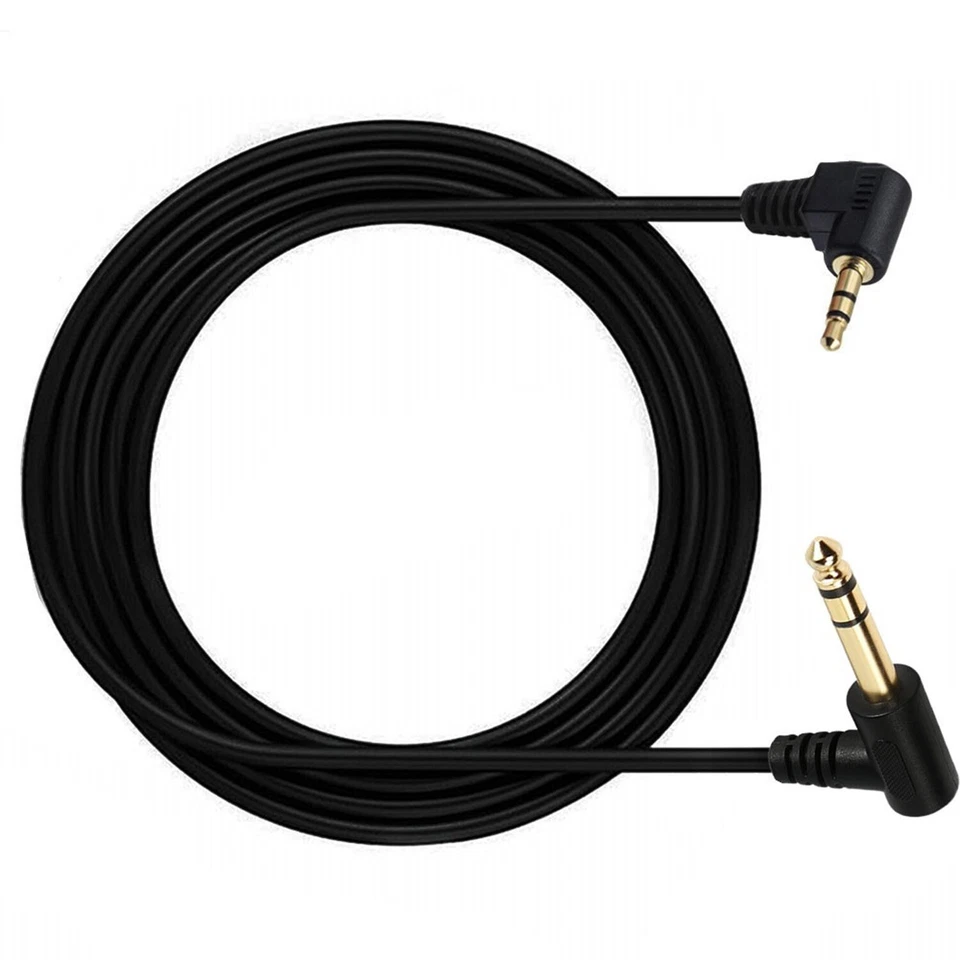 BUTTERFLY- 2X 3.5Mm 1/8" Male To 6.35Mm 1/4" Male Stereo Trs Audio Aux Cable Guitar Speaker