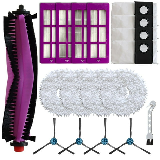 1 Set Main Side Brush Filter Mop Cloth Dust Bag Kit Replacement For Eureka J15 Pro For Ultra Vacuum Cleaner Parts Consumables