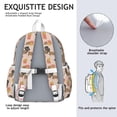 thumbnail image 5 of Dachshund Hotdog Fries Backpack for School,Cute School Bag,Schoolbag with Adjustable Shoulder Straps & Padded Back,13.4"x11"x4.7", 5 of 6