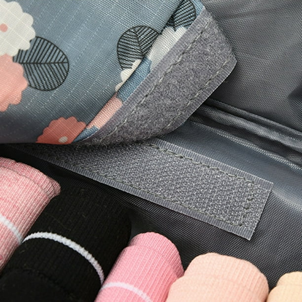 Gbbazu Underwear Organizer Bag for Travel, Upgrade Packing Large Travel Bra  Underwear Storage Bag with Liner,Cube Multifunctional Travel Waterproof