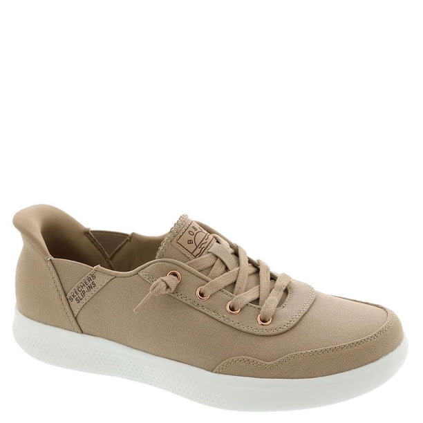 Zapatos Skechers Bobs Skip B, lindos y dulces, sin cordones, color canela, mujer 5