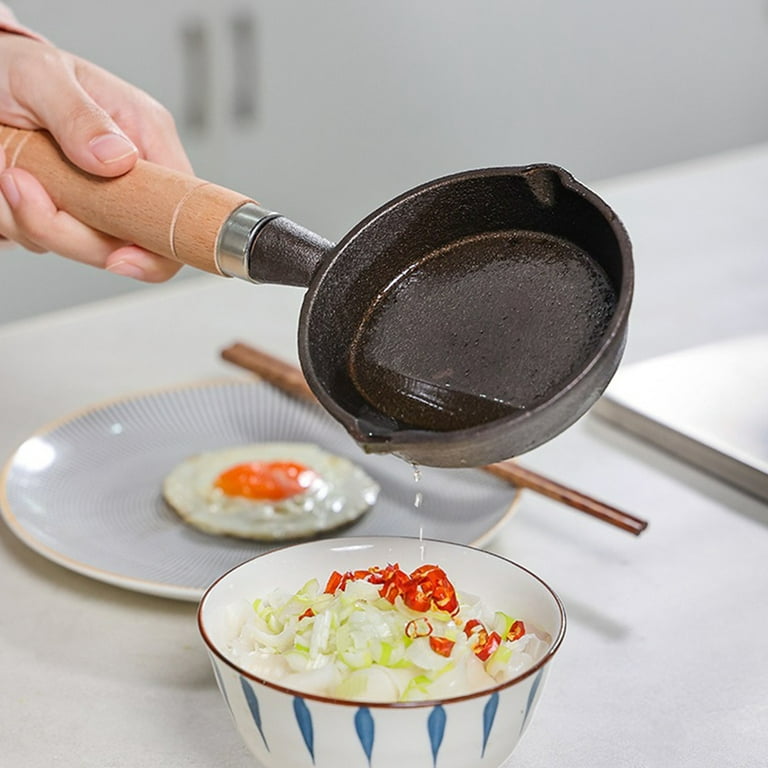 Cast Iron Frying Pan 14/16/20cm Non-stick Skillet Kitchen Fry Pot Breakfast  Pan Omelette Pancake Pot Induction Cooking Cookware