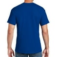 thumbnail image 2 of Best Firefighter Ever Graphic Design Men's Big Size Cotton Polyester DryBlend T-Shirt - Royal 5XL, 2 of 2