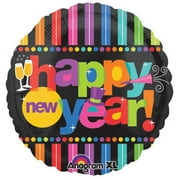 18" Bright New Year Foil Balloon