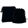 thumbnail image 2 of 100 Piezas a Granel Pequeñas Joyas Cordón Bolsas de Regalo Bolsas Favores de Boda Sunnimix Bolsa de terciopelo para joyería, 2 of 8