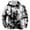 A-Black704, variant on XIAOCHA Men's Monochrome Tie Dye Print Pullover Hoodie Oversized Long Sleeve Hooded Sweatshirt With Kangaroo Pocket Soft Bold Casual Hoodies