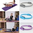 thumbnail image 2 of Yoga Circles Pilates Ring Dual Grip Magic Circle Body Exercise Fitness Weight Yoga Tool Kit, 2 of 6