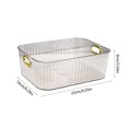 thumbnail image 3 of Bwomeauty Kitchen Gadgets, Storage Basket Transparent Sundry Snacks Cosmetic Organizer, Mens Gifts, 6x9x3.5inch, 3 of 6