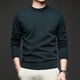 thumbnail image 2 of Suéter de cuello alto medio de lana 4,7 % para hombre, primavera y otoño 2024, jersey de color puro a juego, camisa informal de punto, 2 of 5