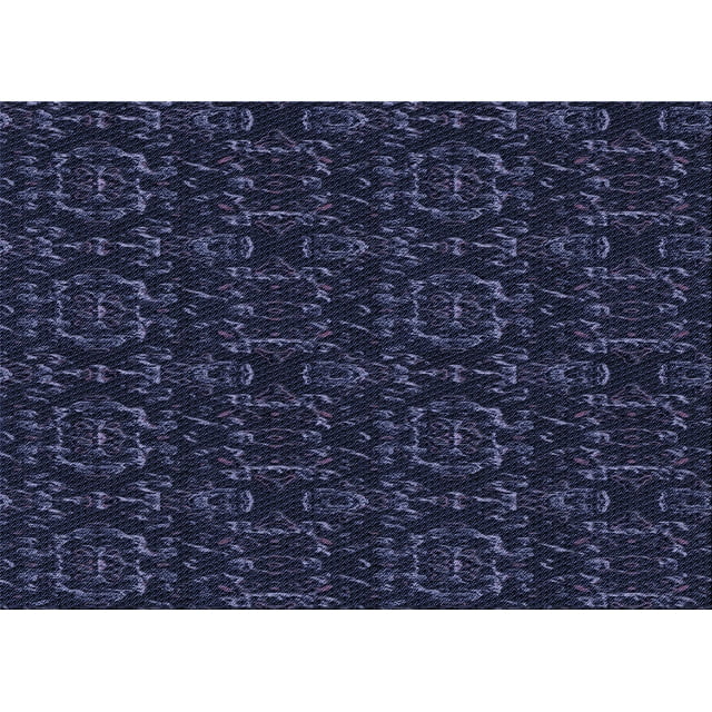 Ahgly Company Machine Washable Indoor Rectangle Transitional Deep Periwinkle Purple Area Rugs, 7' x 10'