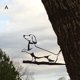thumbnail image 2 of Adorno de perro EMetal decoración de árbol de estaca de jardín de hierro forjado, 2 of 5