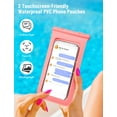 thumbnail image 4 of NiHome 19 PCS Cruise Essentials Kit – Power Strip, Waterproof Phone Bags, Luggage Tag Holders, Hooks, Cruise Card Lanyards, Towel Bands, Anti-Seasickness Bands and Shower Organizer Bag (Blue + Pink), 4 of 8